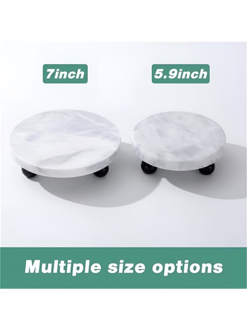 Decorative Marble Riser For Display (Large-7inch) - Picture 3 of 8